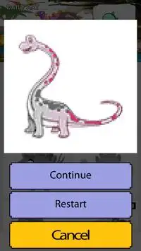 Dinosaurs Coloring By Number-Pixel Art Screen Shot 3