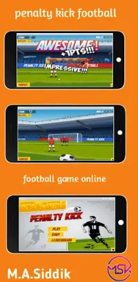 penalty kick football game online : football game Screen Shot 0