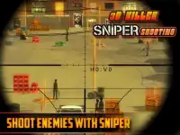 Zabójca 3D Sniper Strzelanie Screen Shot 4