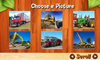 Trucks Puzzles jeu Screen Shot 1