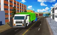 Trash Cleaner Truck Simulator Screen Shot 1
