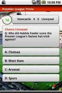 Premier League Trivia 2010 Screen Shot 0