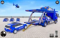 US Police Bike Car Transport Truck Simulator 2021 Screen Shot 7