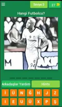 Karakartal Futbolcu Tahmin Oyunu Screen Shot 2