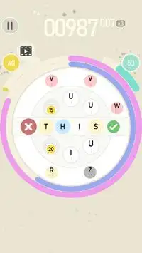 WordWheel Screen Shot 1