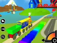 3D Juego de tren de juguete Screen Shot 9