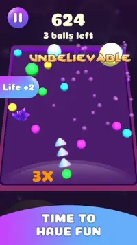 Fun Ballz - Hit and merge balls race by color Screen Shot 1