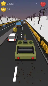 Traffic Fighter : Road Shooter Screen Shot 1