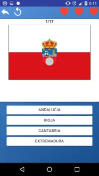 Spain Regions: Flags, Capitals and Maps Screen Shot 1