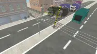 Garbage Truck: Railroad Crossing Screen Shot 1