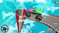 Monster Truck Car Stunts 3d Mega Ramp Car Games Screen Shot 1
