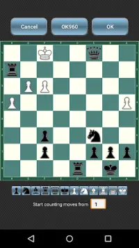 Juego de ajedrez con ajedrez960 y motor Screen Shot 3
