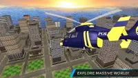 City Police Helicopter Games: missões de resgate Screen Shot 0
