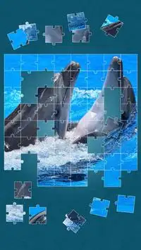 Dolphins Jigsaw Puzzle Screen Shot 7