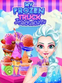Ice cream truck games for Girls - Frozen Dessert Screen Shot 5