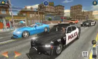 US Police Car : Highway Police Chase Crime Racing Screen Shot 1
