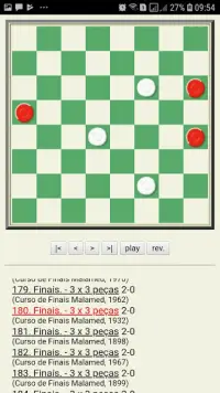 Jogo de Damas Curso de Finais Screen Shot 4