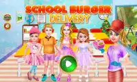 Burgers levering school games Screen Shot 0