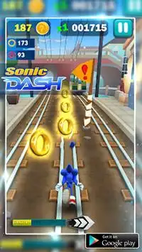 Subway Super Sonic Rush Game Screen Shot 1