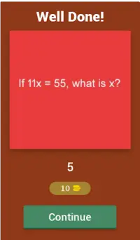 Maths Game App - Free interactive skill practice Screen Shot 1