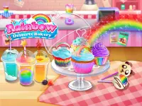 Rainbow Desserts Bakery Party Screen Shot 0