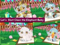 Baby Elephant Care Kids Game Screen Shot 1