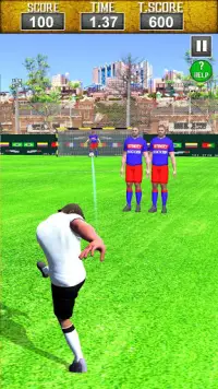 Street Soccer Champions: Darmowe gry Flick Footbal Screen Shot 1