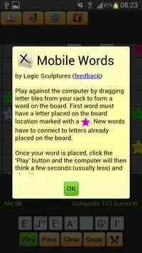 Mobile Words Free Screen Shot 3