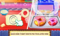 Superhero Donut Desserts Shop: Sweet Bakery Game Screen Shot 1