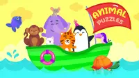 Animal Puzzle for kids - Preschool Learning Games Screen Shot 0