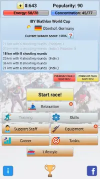 Biathlon Manager 2020 Screen Shot 0