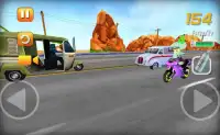 Sponge Moto Racing 3D Screen Shot 2