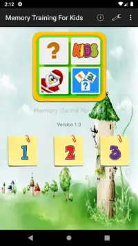 Memory Training For Kids Screen Shot 0