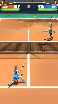 Мировой теннис онлайн игры: бесплатные Спортивные Screen Shot 2