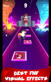 FNF Girlfriend Tiles Hop Funny Songs Game Screen Shot 2