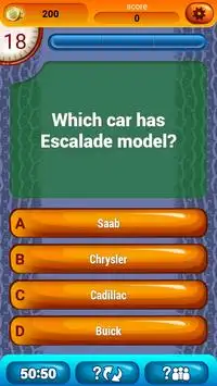 Cars Game Fun Trivia Quiz Screen Shot 1