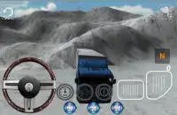 Camion simulation sur la neige Screen Shot 0
