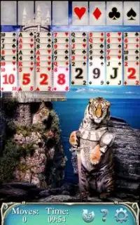 Solitaire: Animal Knights Screen Shot 2