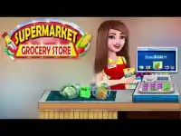 सुपरमार्केट शॉपिंग कैश रजिस्टर: कैशियर गेम्स Screen Shot 0