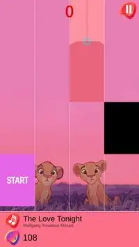 Lion Piano Tiles 4 Screen Shot 1