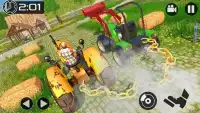 Chained Tractors Games: Real Farmer Simulator 18 Screen Shot 1
