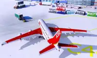 Snow Cargo Jet Landing 3D Screen Shot 3
