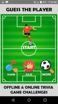Voetbalwedstrijdquiz 2018: raad de speler Screen Shot 4