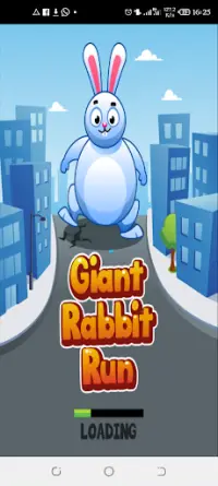 Rabbit run: street run Screen Shot 0