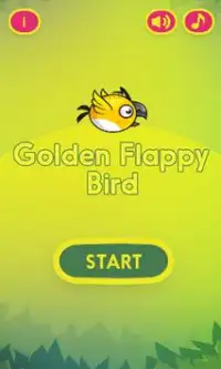 Golden Flappy Bird Screen Shot 1