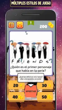 Juego de Friend en español Quiz Trivia Screen Shot 2