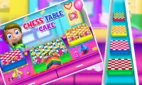 Schaken Table Cake Maker Game! DIY Cooking Chef Screen Shot 0