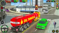 Offroad Oil Tanker Truck Games Screen Shot 1