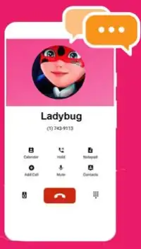 Chat Talk With Ladybug Miraculous - Live Prank Screen Shot 2