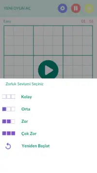 Renk Sudoku - Ücretsiz Sudoku Bulmaca Oyunu Oyna Screen Shot 1